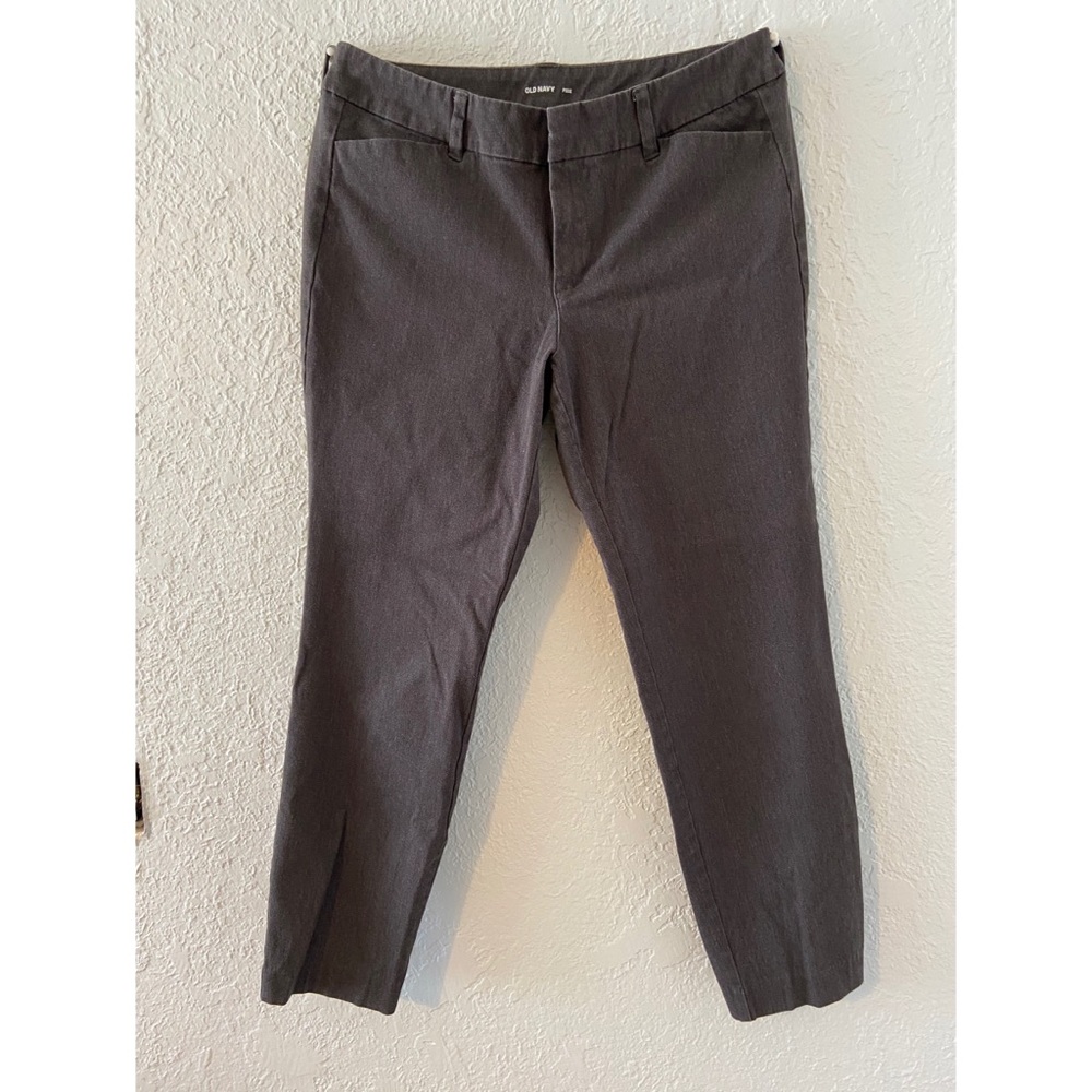 Grey Ankle Crop Formal Pant